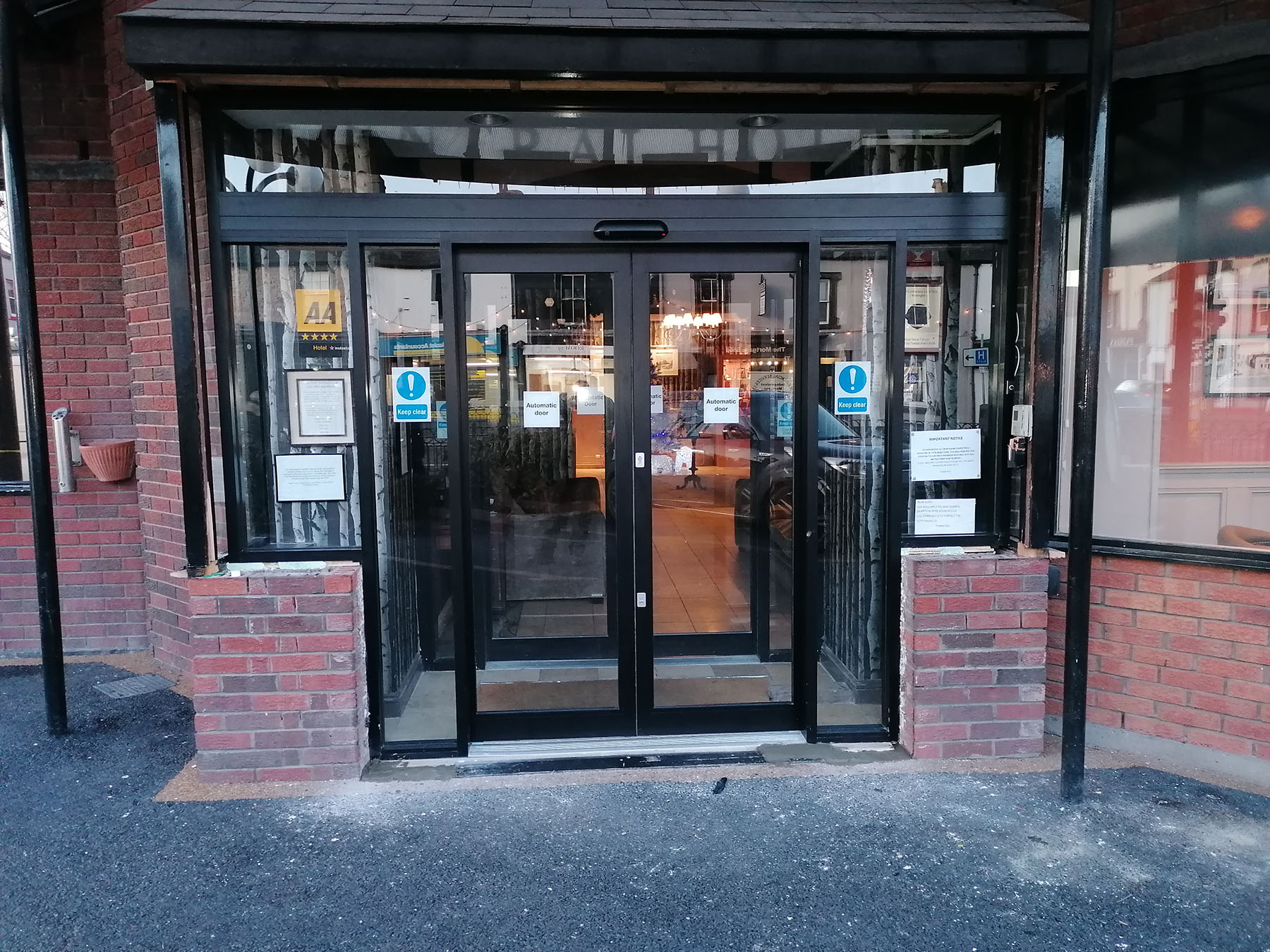 Automatic Door opening